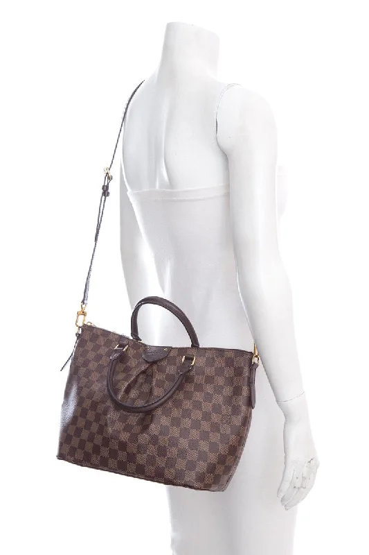 Louis Vuitton Petite Malle bags with a hard - shell structure for uniquenessLouis Vuitton Brown Damier Ebene Siena Handbag