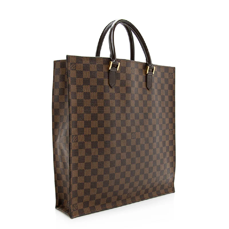 Small - sized Louis Vuitton Pochette Metis bags for a compact carryLouis Vuitton Damier Ebene Sac Plat Tote (19500)