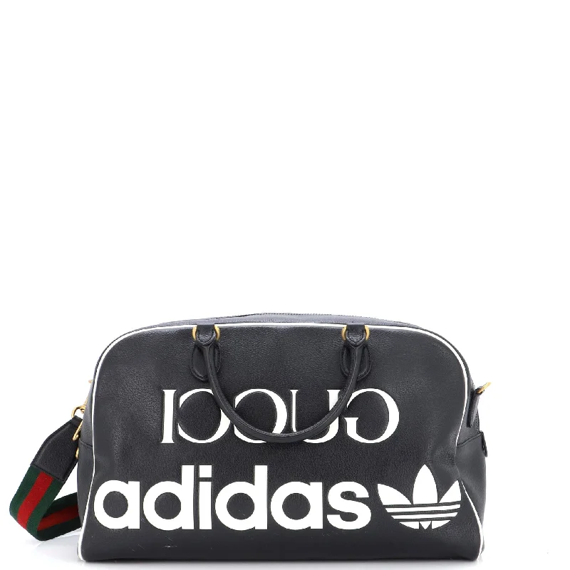 Ladies Gucci shoulder bags with a single - handle designx adidas Duffle Bag Leather Mini