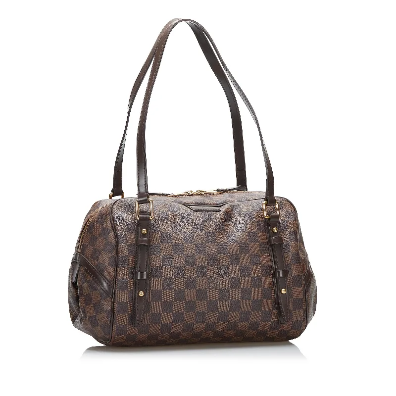 Louis Vuitton Alma bags with a detachable shoulder strap for versatilityLouis Vuitton Damier Ebene Rivington PM (R0wn4d)