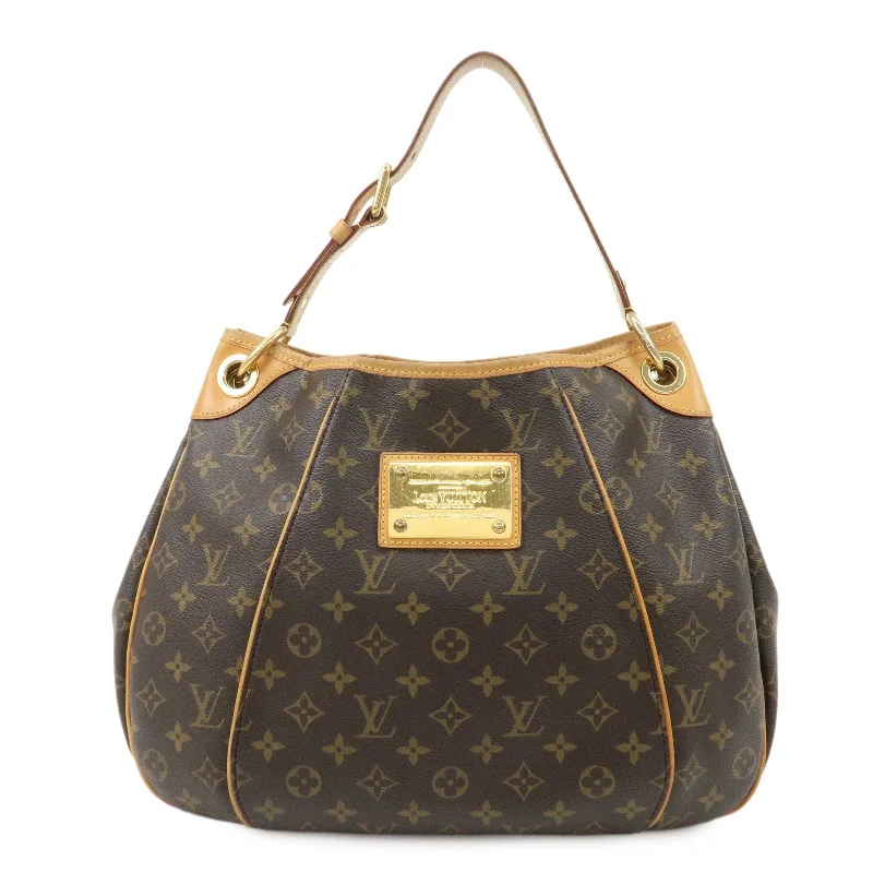 Louis Vuitton Alma bags with a monogram - embossed leather surfaceLouis Vuitton Monogram Galliera PM Shoulder Bag Brown M56382