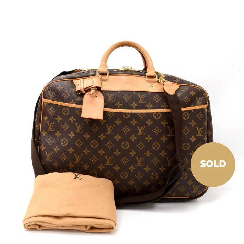 Louis Vuitton bags with a zippered interior pocket for better organizationAlize 24 Heures Monogram Canvas Travel Bag with Strap