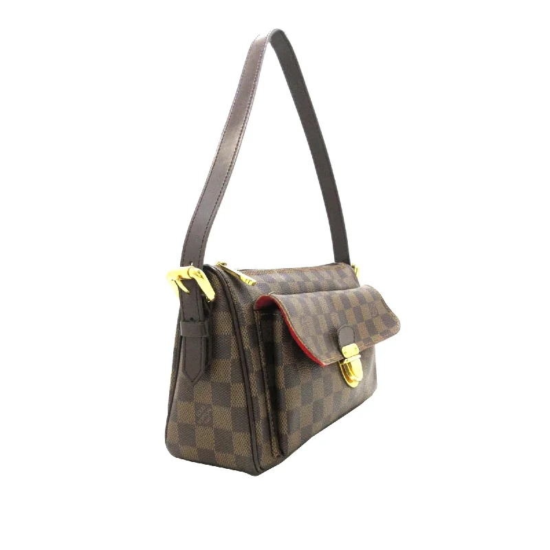 Louis Vuitton bags with a zippered interior pocket for better organizationLouis Vuitton Damier Ebene Ravello GM (yA1F34)