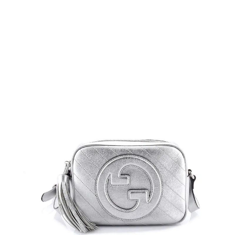 Gucci backpacks for women with a sleek silhouetteBlondie NM Camera Shoulder Bag Diagonal Quilted Leather Small