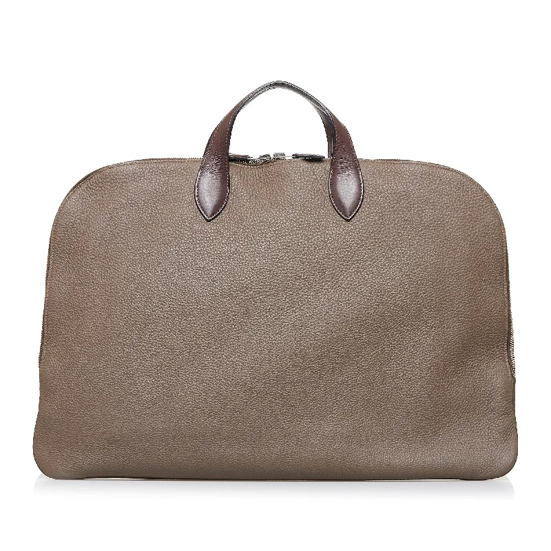 Soft - Handled Hermes So Kelly Bags for a Feminine TouchBrown Hermès Victoria II 40 Business Bag