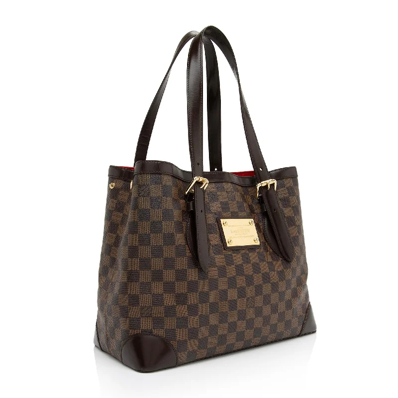 Ladies Louis Vuitton Capucines bags with gold - toned hardwareLouis Vuitton Damier Ebene Hampstead MM Tote (GFgtJB)