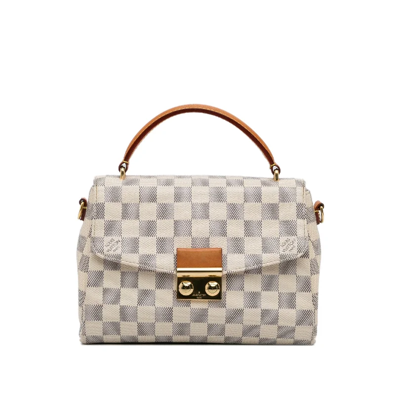 Louis Vuitton Alma bags with a detachable shoulder strap for versatilityLouis Vuitton Croisette Damier Azur Canvas