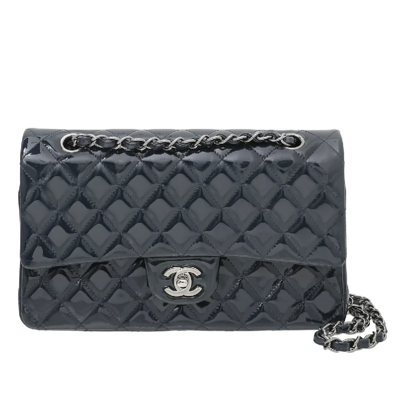 Chanel All - Match Handbag for Versatile StylingChanel Dark Blue Classic Double Flap Medium Bag