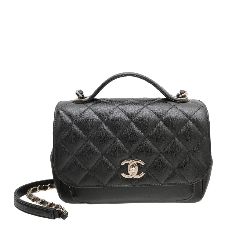 Chanel Designer Handbag with Unique DesignChanel Black CC Business Affinity Bag