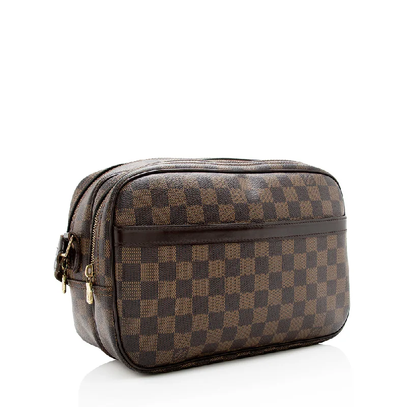 Louis Vuitton Speedy bags in monogram canvas for a classic lookLouis Vuitton Damier Ebene Reporter PM Messenger Bag (18896)