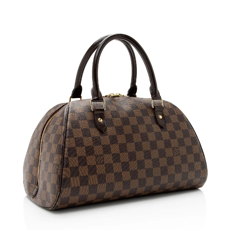 Small - sized Louis Vuitton Pochette Metis bags for a compact carryLouis Vuitton Damier Ebene Ribera MM Satchel (DSZtTg)