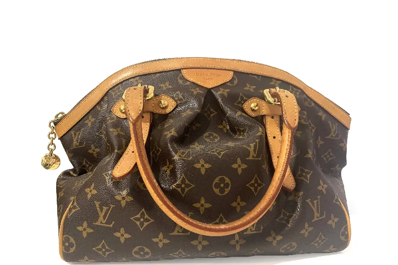 Louis Vuitton Neverfull bags with large capacity for everyday essentialsLOUIS VUITTON TIVOLI (M40143) (SP1058) PM MONOGRAM CANVAS GOLD HARDWARE, NO DUST COVER