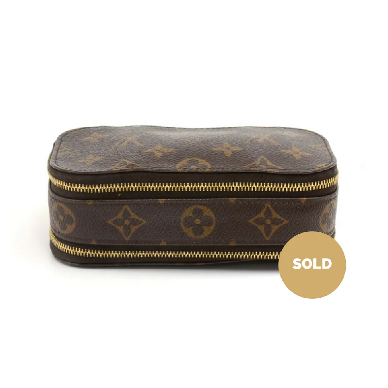 Louis Vuitton bags with a detachable mobile phone holder for convenienceTrousse Blush PM Monogram Canvas Cosmetic Bag