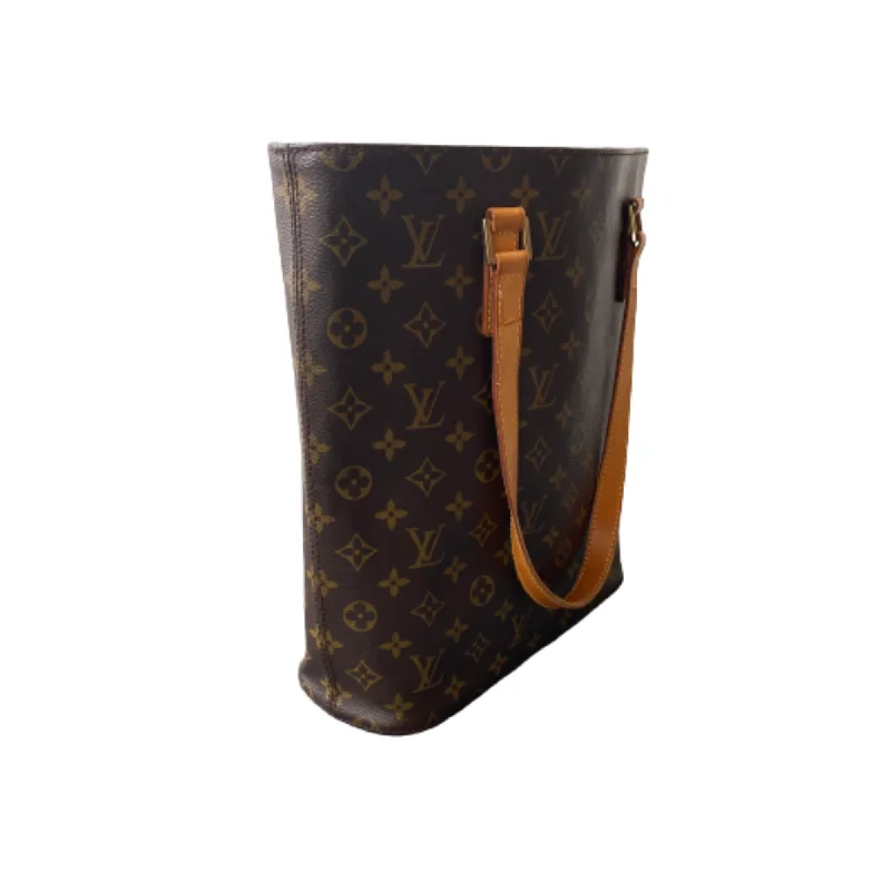 Louis Vuitton tote bags with a water - resistant coating for outdoor useLouis Vuitton Brown Canvas Vavin handbag bag