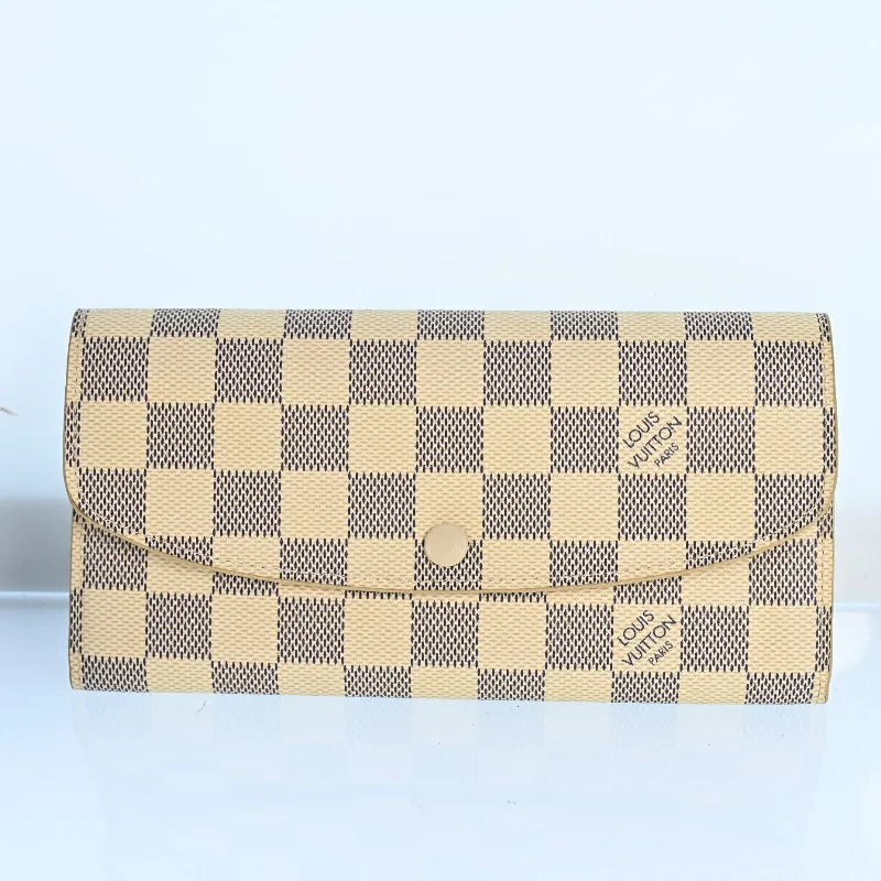 Louis Vuitton handbags with a patent - leather finish for a shiny lookLouis Vuitton Damier Azur Emily