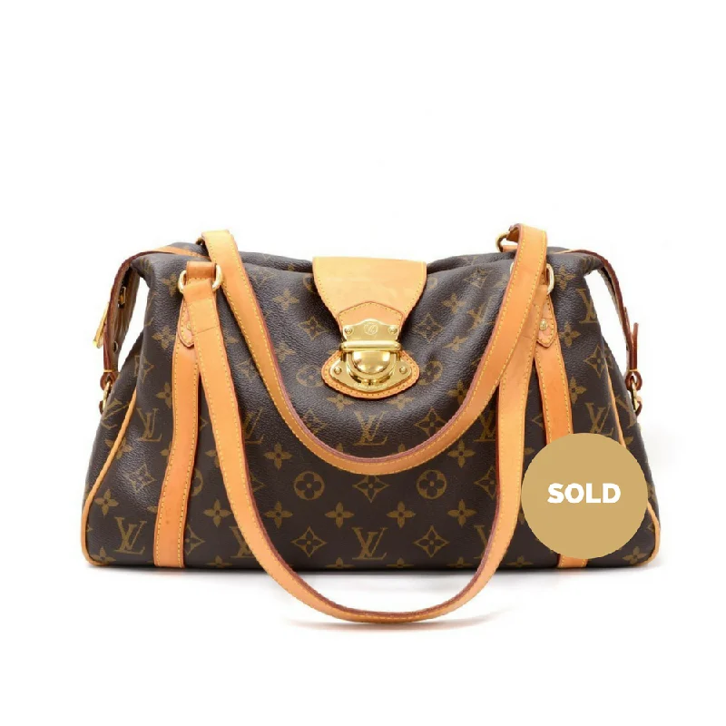 Ladies Louis Vuitton Capucines bags with a detachable shoulder strapStresa PM Monogram Canvas Handbag