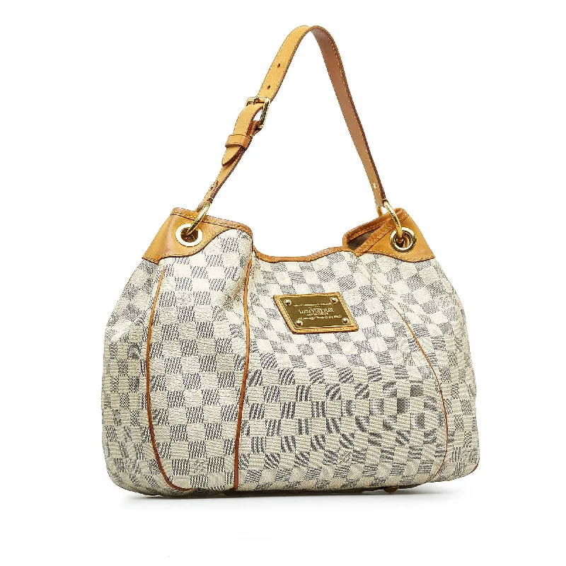 Louis Vuitton Twist bags with the iconic LV - turnlock closureLouis Vuitton Damier Azur Galliera PM (SHG-rrUiDw)