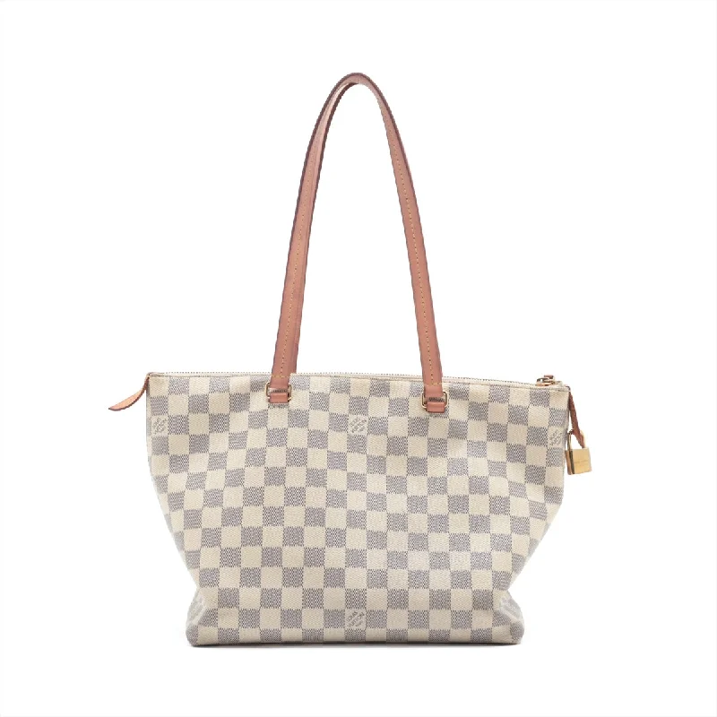 Louis Vuitton handbags with a metal - framed clasp for durabilityLouis Vuitton Damier Azur Jena PM N44039