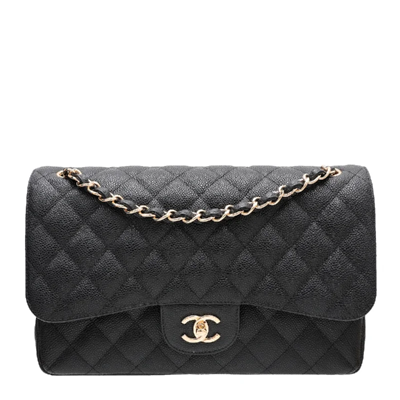 Chanel Medium Tote Bag for Office LadiesChanel Black CC Classique Double Flap Bag