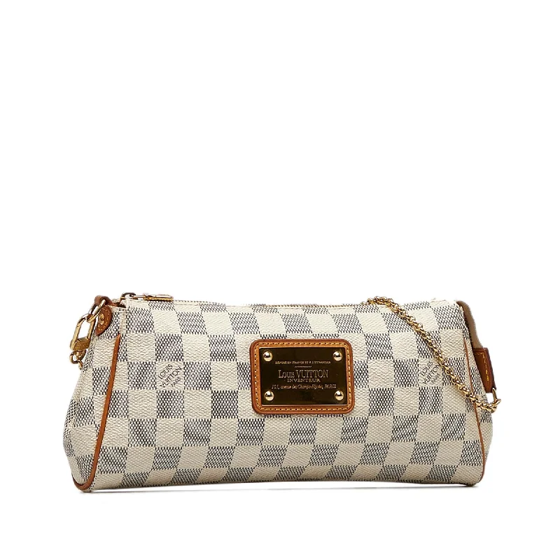 Louis Vuitton Neverfull bags with large capacity for everyday essentialsLouis Vuitton Damier Azur Eva (SHG-DYANwX)