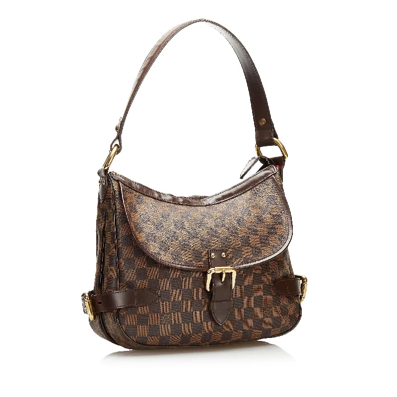 Ladies Louis Vuitton shoulder bags with a magnetic - closure flap for easeLouis Vuitton Damier Ebene Highbury (37693)