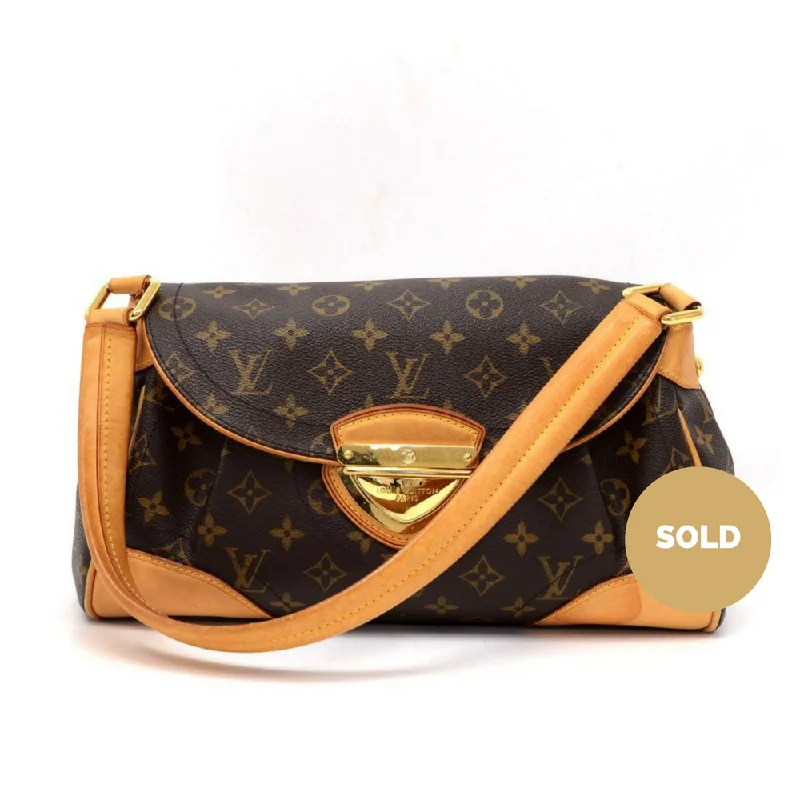 Louis Vuitton Twist bags with a snakeskin - effect panel for a bold lookBeverly MM Monogram Canvas Shoulder Bag