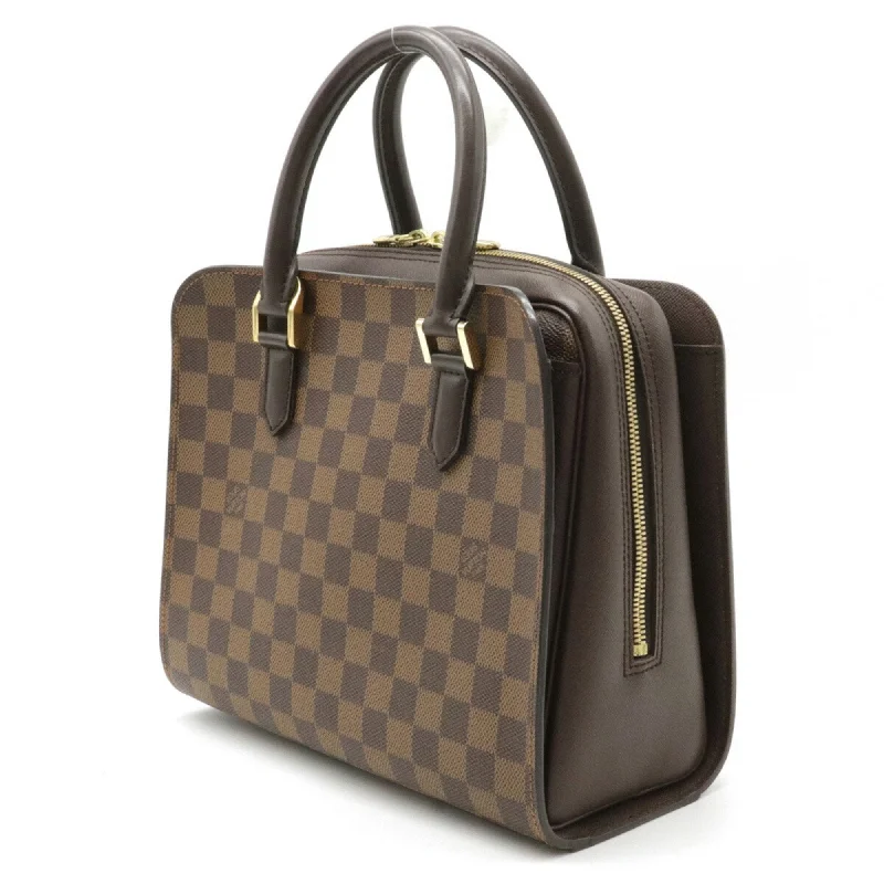 Louis Vuitton Capucines bags with smooth calfskin leather for luxuryLouis Vuitton Brown Canvas Triana handbag bag