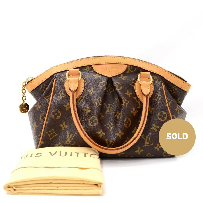 Louis Vuitton bags with a zip - around closure for enhanced securityTivoli PM Monogram Canvas Handbag