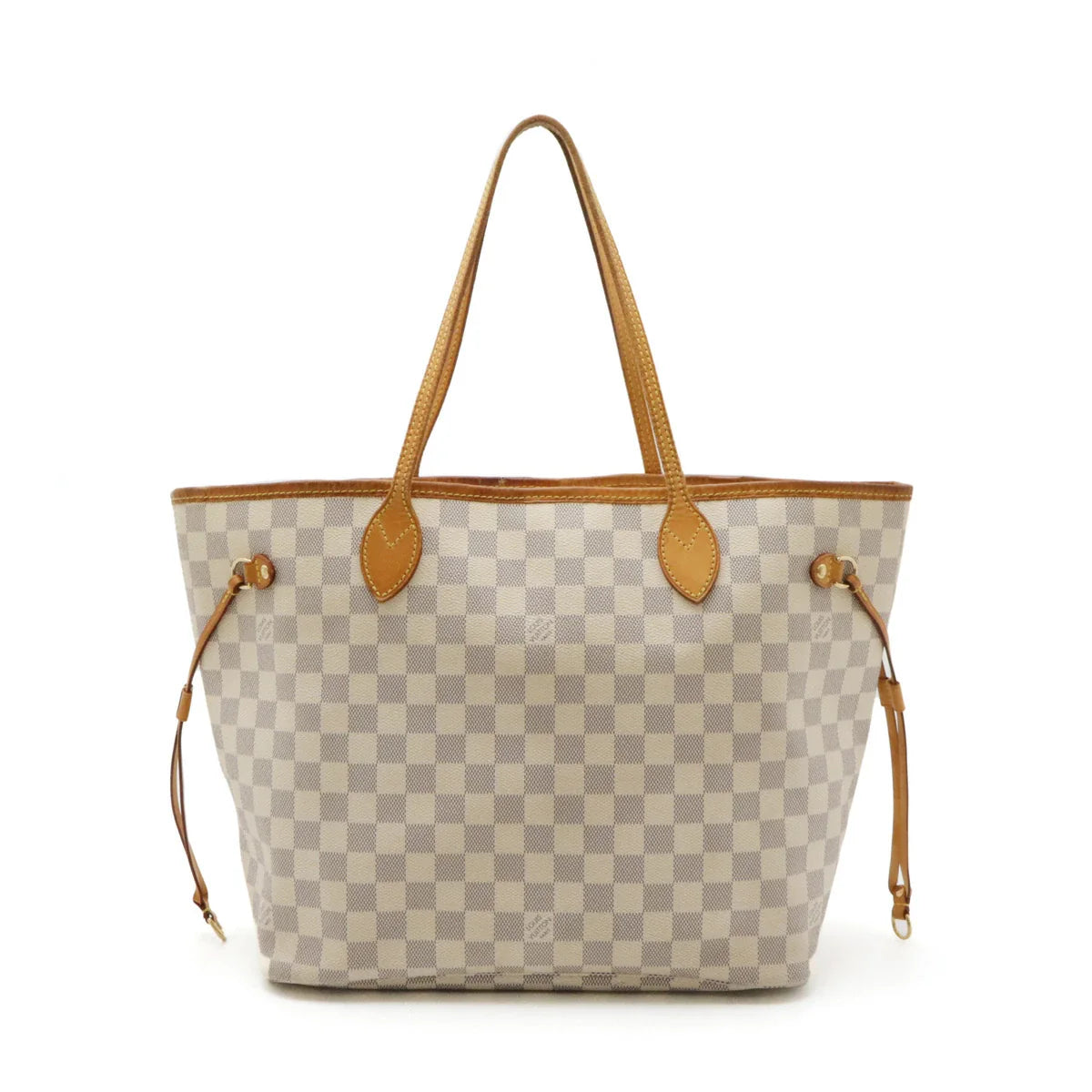 Louis Vuitton handbags with a back - zip pocket for storing valuablesLouis Vuitton Dami Azul Neverful MM Tote Bag