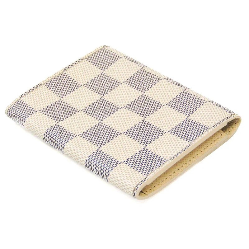 Ladies Louis Vuitton handbags with a detachable coin purse insideLouis Vuitton Damier Azur Business Card