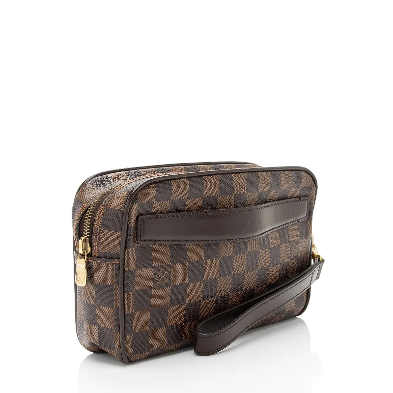 Ladies Louis Vuitton Capucines bags with a detachable shoulder strapLouis Vuitton Damier Ebene Saint Paul Pochette (pLgOzj)