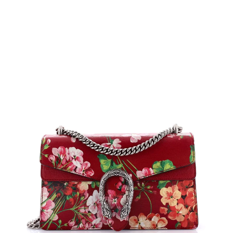 Gucci handbags for women with a patent - leather finishDionysus Bag Blooms Print Leather Small