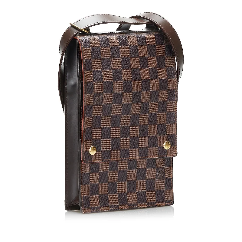 Louis Vuitton bags with a front - flap pocket for quick - access itemsLouis Vuitton Damier Ebene Portobello (oC8Y4N)