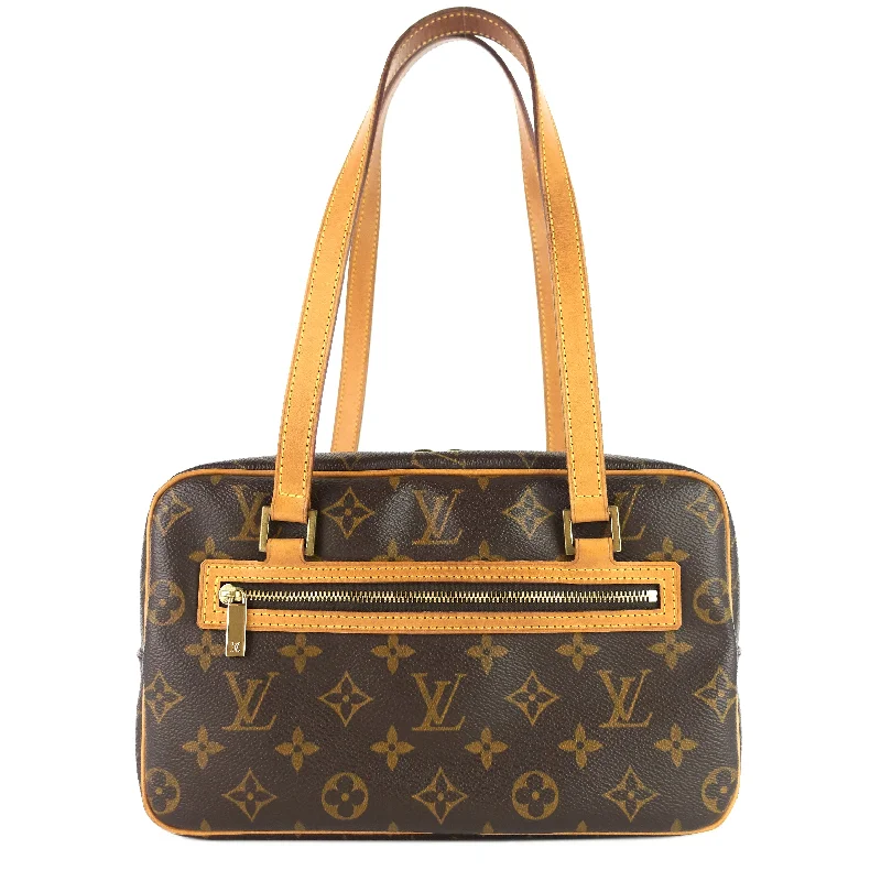 Ladies Louis Vuitton shoulder bags with a wide - width strap for comfortCite MM Monogram Canvas Bag