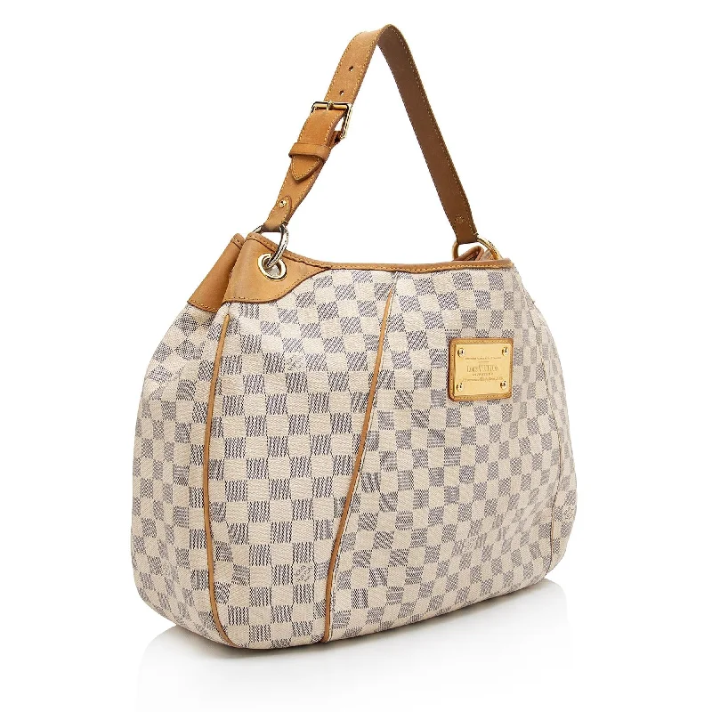 Louis Vuitton Alma bags featuring the signature top - handle designLouis Vuitton Damier Azur Galliera GM Shoulder Bag (SHF-4A1bk9)