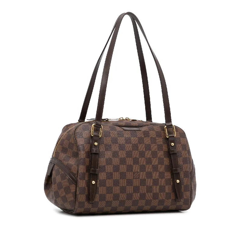 Louis Vuitton Alma bags with a leather - wrapped handle for a luxurious feelLouis Vuitton Damier Ebene Rivington PM (jfPheN)