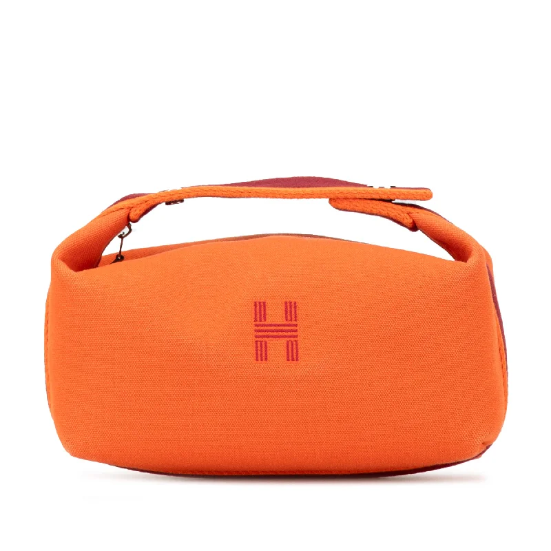 Trendy Hermes Bolide Bags in Metallic FinishesOrange Hermès Small Toile Bride A Brac