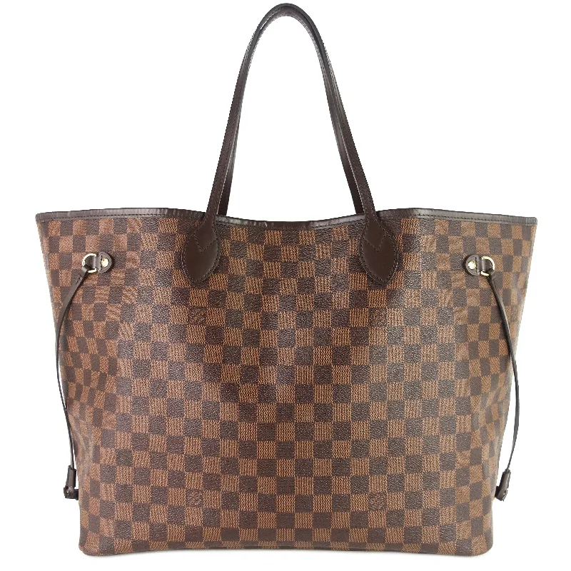 Medium - sized Louis Vuitton tote bags for work and shoppingNeverfull GM Damier Ebene Canvas Tote Bag