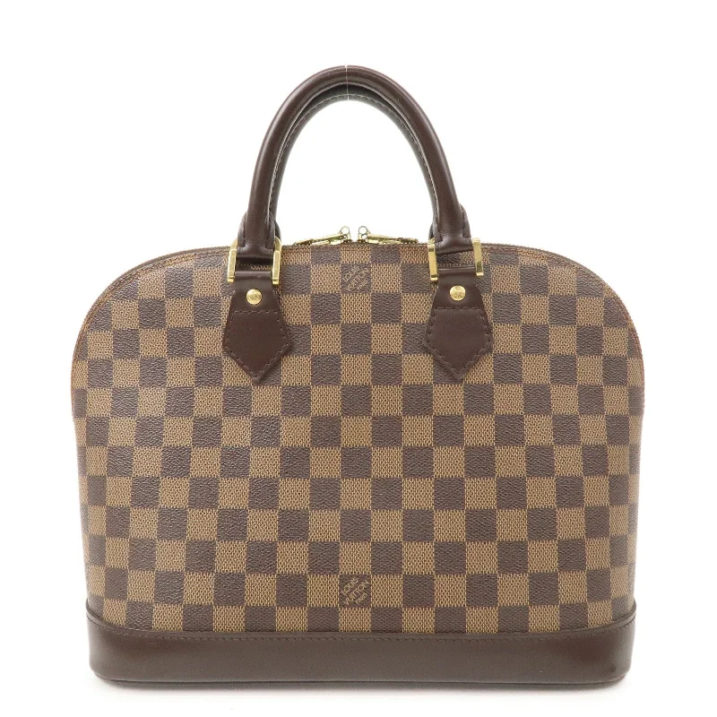 Louis Vuitton Speedy bags in monogram canvas for a classic lookLouis Vuitton Damier Alma PM Hand Bag Brown N51131