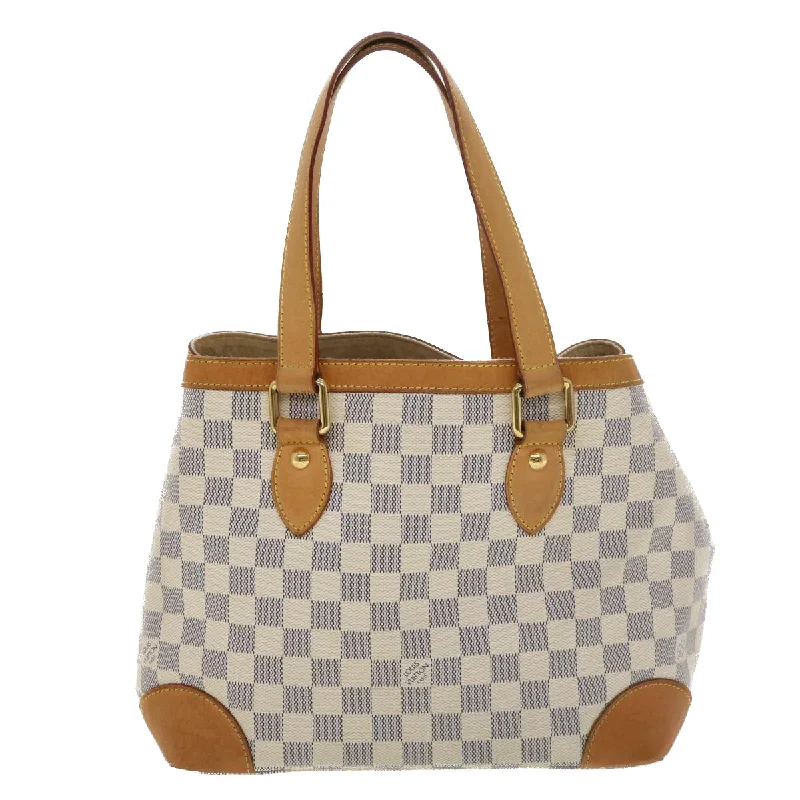 Louis Vuitton Twist bags with the iconic LV - turnlock closureLOUIS VUITTON Damier Azur Hampstead PM Tote Bag N51207 LV Auth am4127