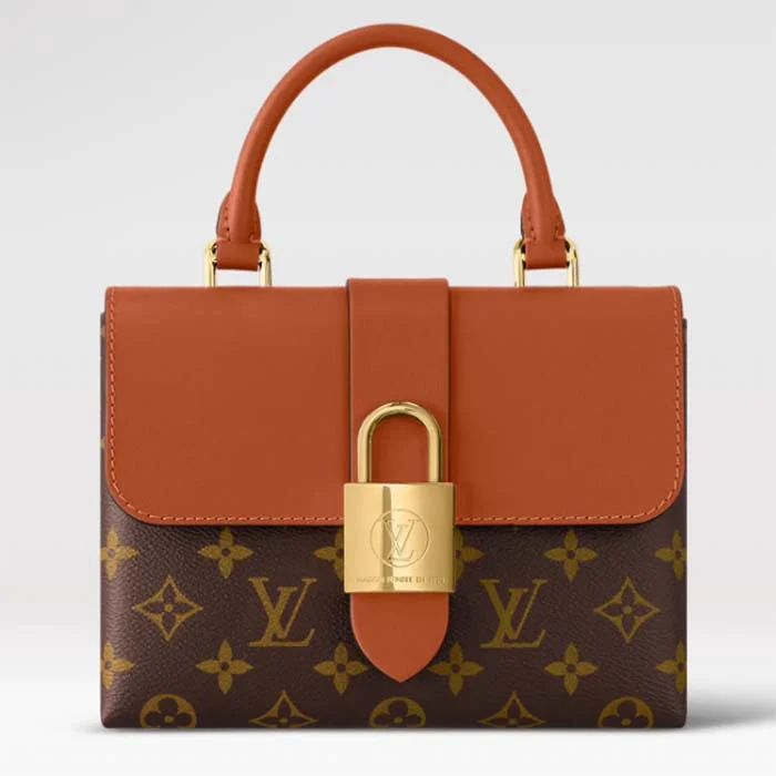 Louis Vuitton crossbody bags with a keychain holder for practicalityLouis Vuitton LV Women Locky BB Bag Brown Monogram Coated Canvas Smooth Cowhide