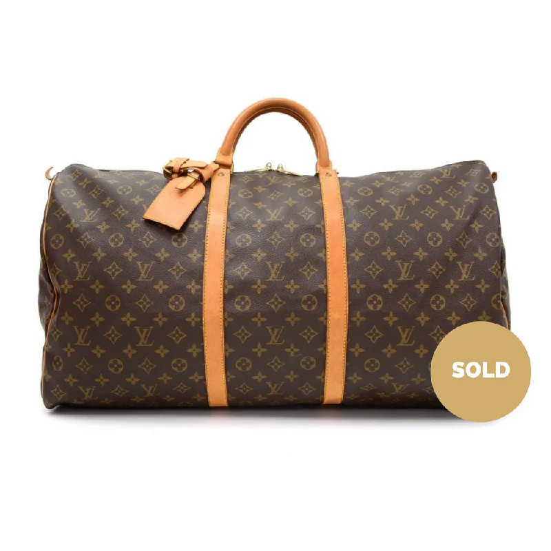 Medium - sized Louis Vuitton tote bags for work and shoppingKeepall 60