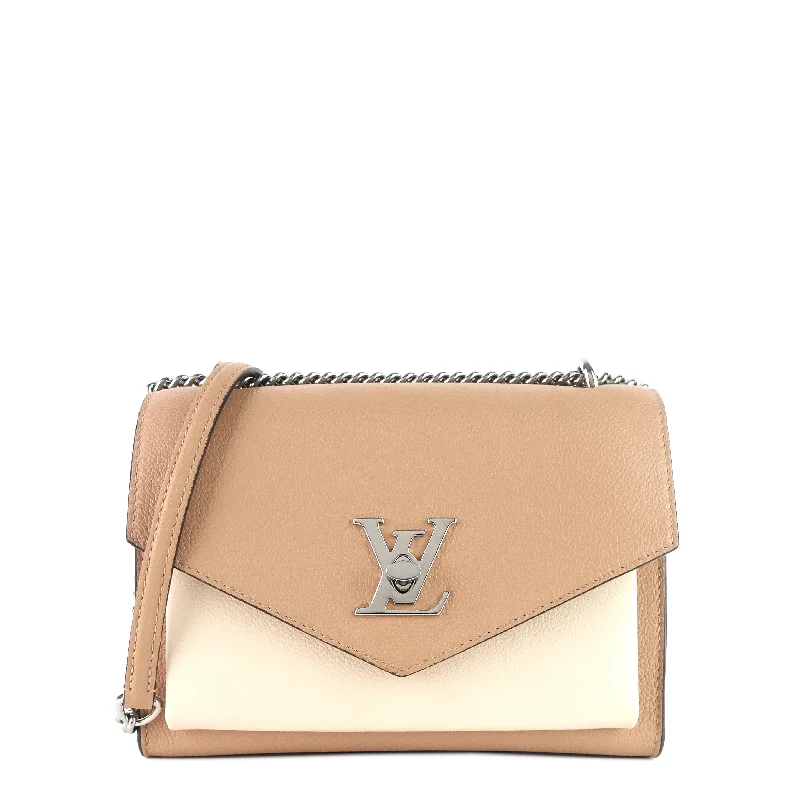 Louis Vuitton bags with a front - zip pocket for small items like keysMylockme BB Calfskin Leather Chain Shoulder Bag