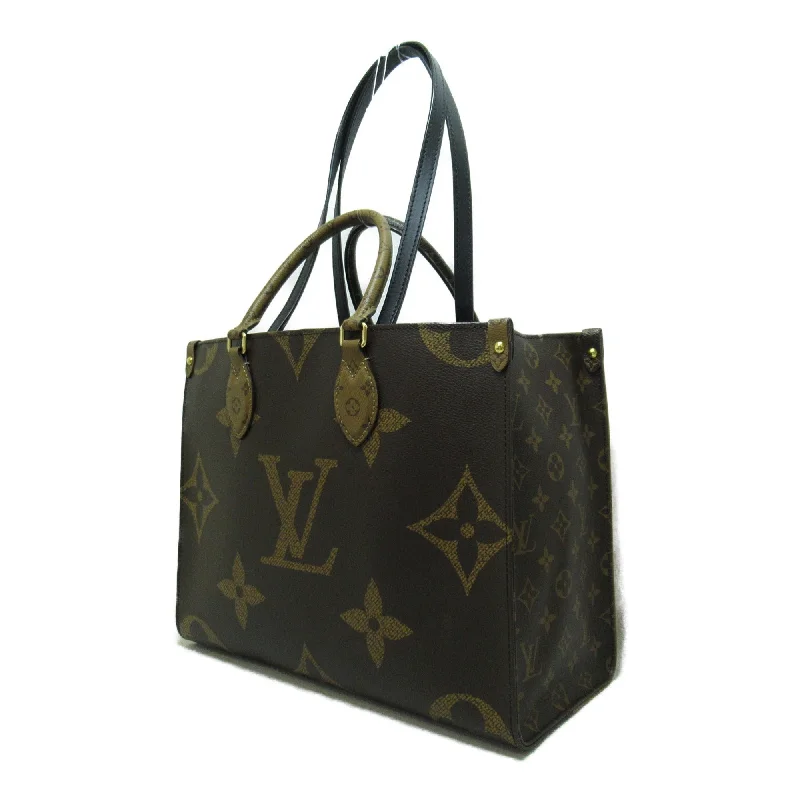 Louis Vuitton crossbody bags with a printed floral pattern for femininityLouis Vuitton On the Go MM Brown Monogram / Giant PVC coated canvas M45321