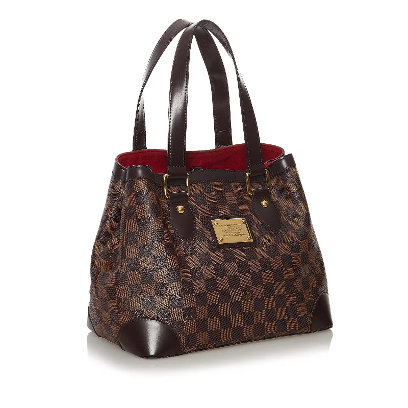 Louis Vuitton backpacks with a hidden back pocket for securityLouis Vuitton Damier Ebene Hampstead PM (33222)