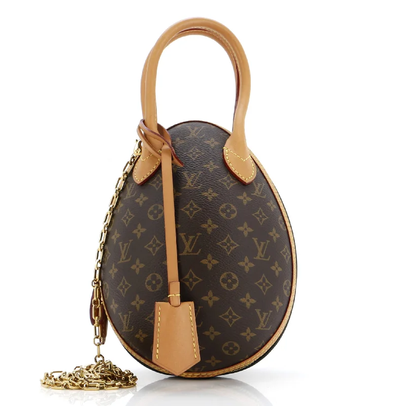 Gucci Marmont bags for women with a snakeskin - effect panelEgg Bag Monogram Canvas and Leather