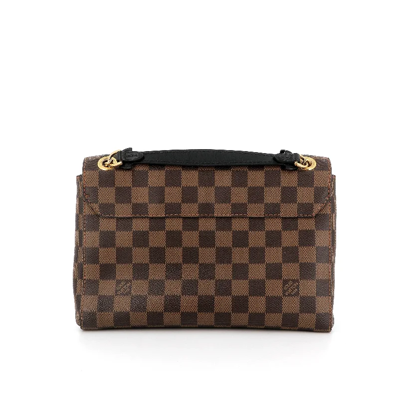 Louis Vuitton bags with a front - zip pocket for small items like keysLouis Vuitton Brown Canvas Vavin shoulder bag