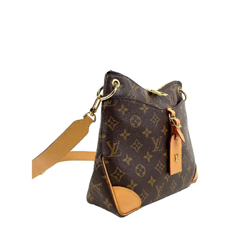 Louis Vuitton handbags with a back - zip pocket for storing valuablesLouis Vuitton Odeon Monogram PM