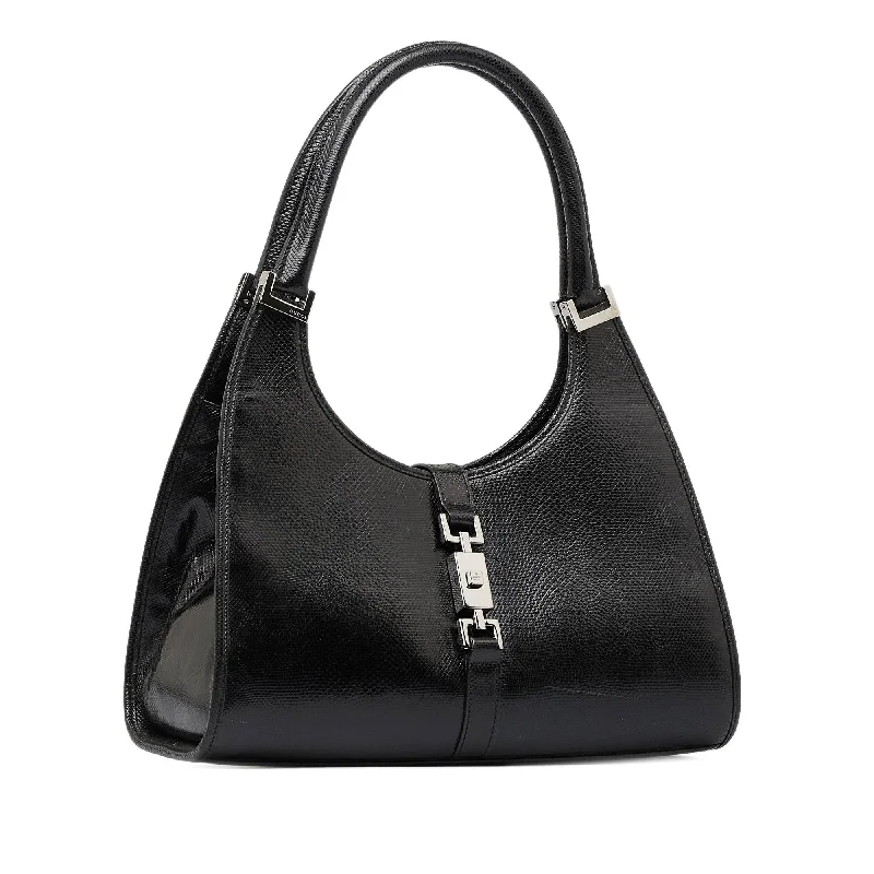 Gucci tote bags for women with a spacious interiorGucci Embossed Jackie Bardot (SHG-SlfkF7)