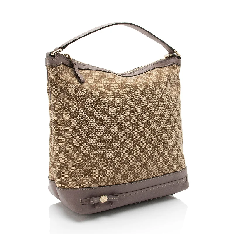 Gucci Marmont bags for women with a snakeskin - effect panelGucci GG Canvas Mayfair Medium Hobo (75u6gN)